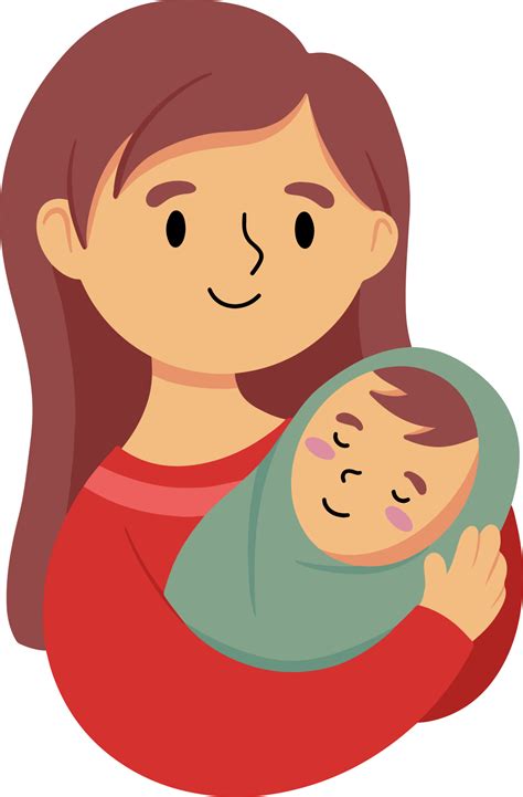 mamimili clipart|Clip Art Of Mommy And Baby stock illustrations.